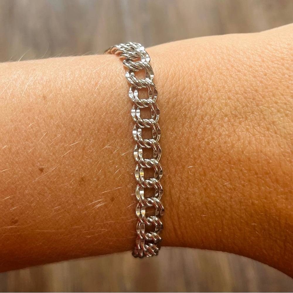 Elco Classic Sterling Silver Chain Bracelet